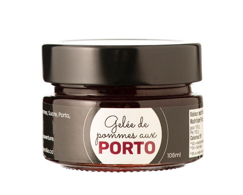 Apple jelly with port