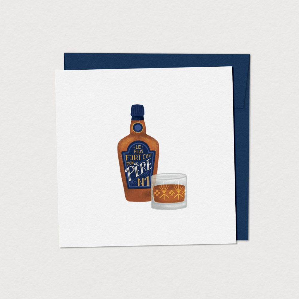 Bouteille de fort Greeting card