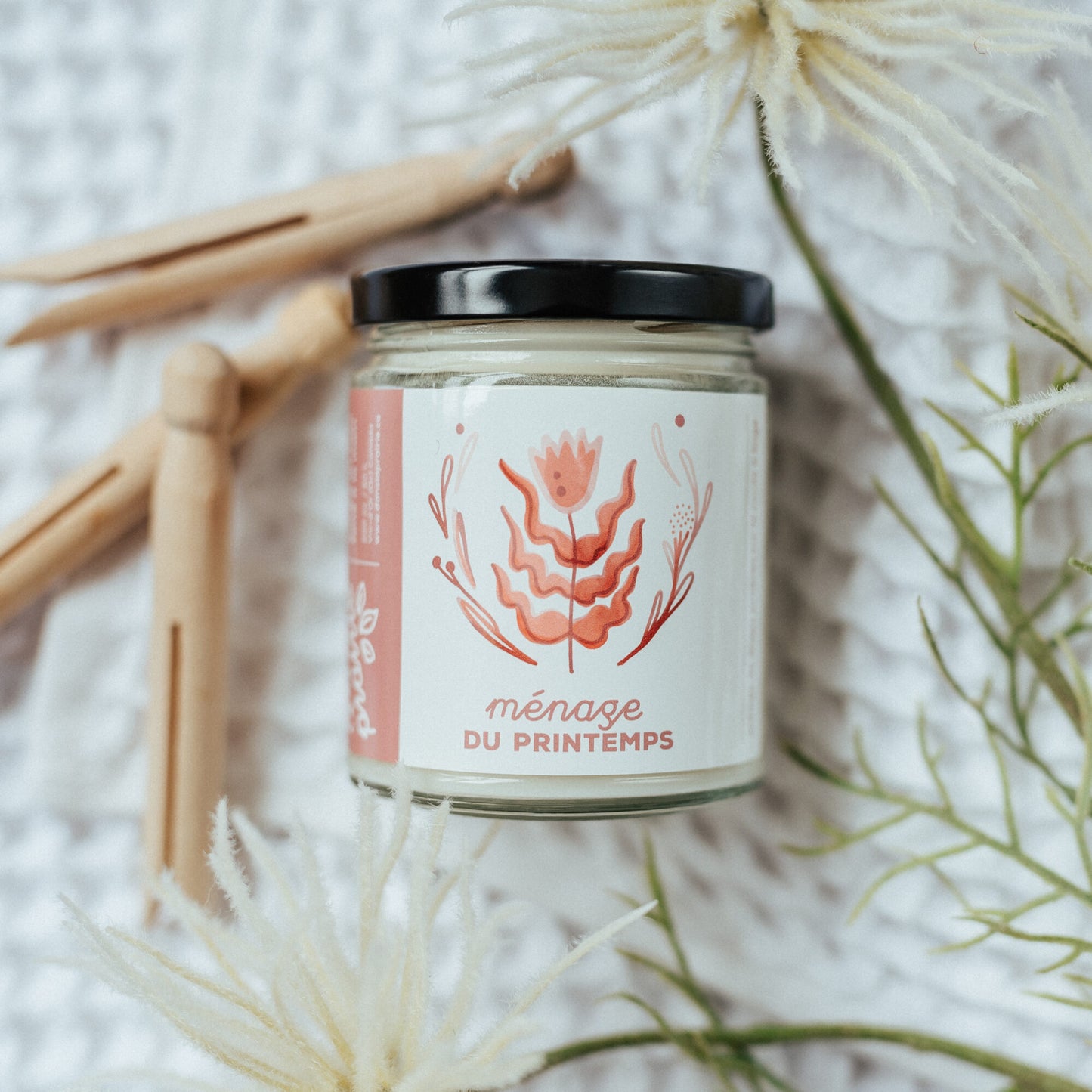 Chandelle de soya – Ménage du printemps