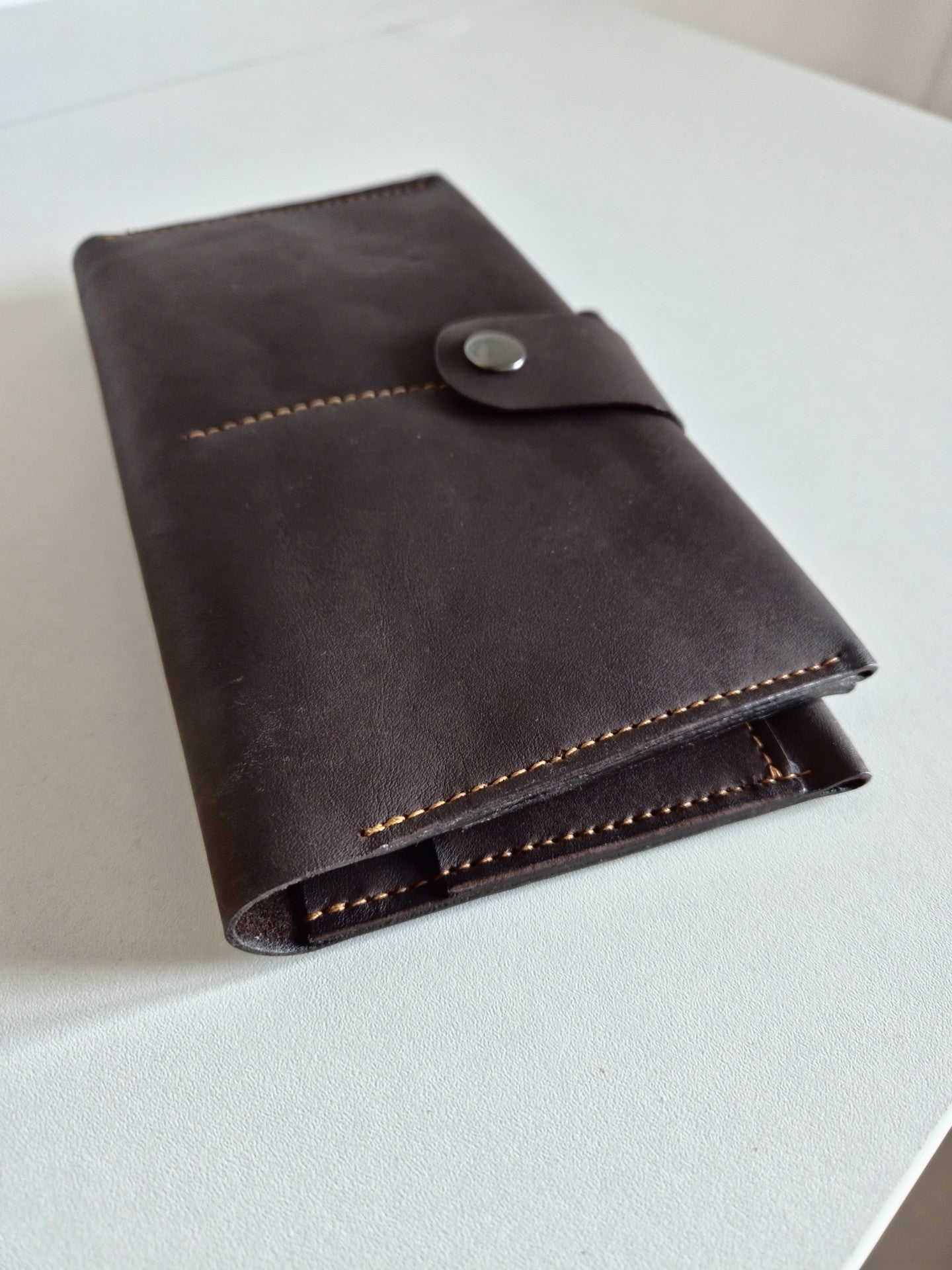 Upcycled Leather Passport Holder – Elegance and Protection for Your Travels 