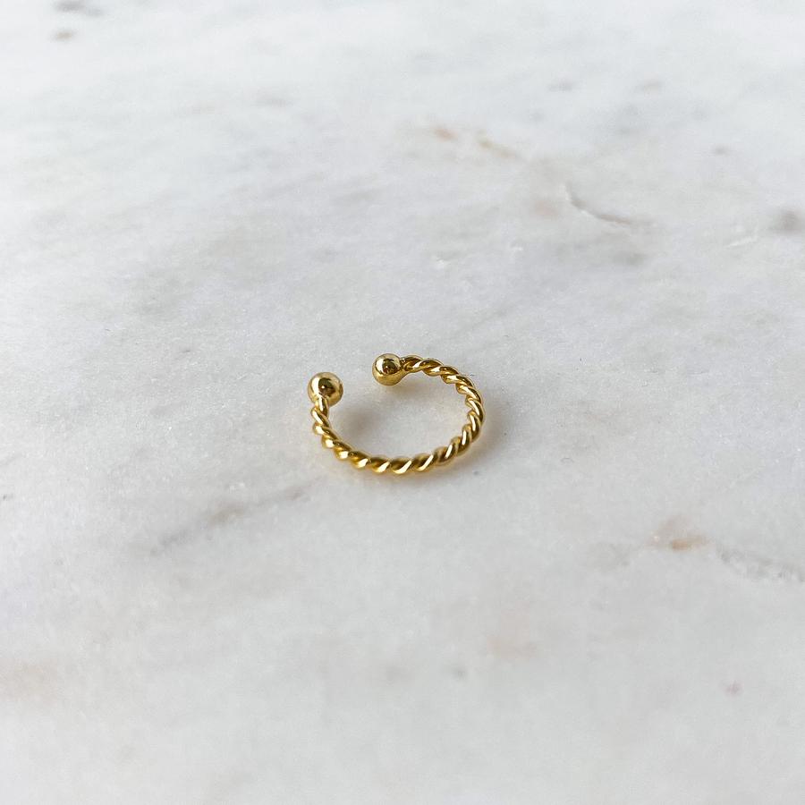 Ear Cuff torsadée-Or