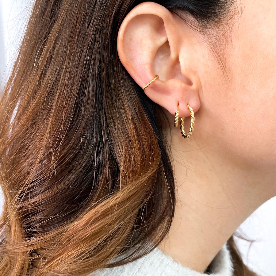 Ear Cuff torsadée-Or