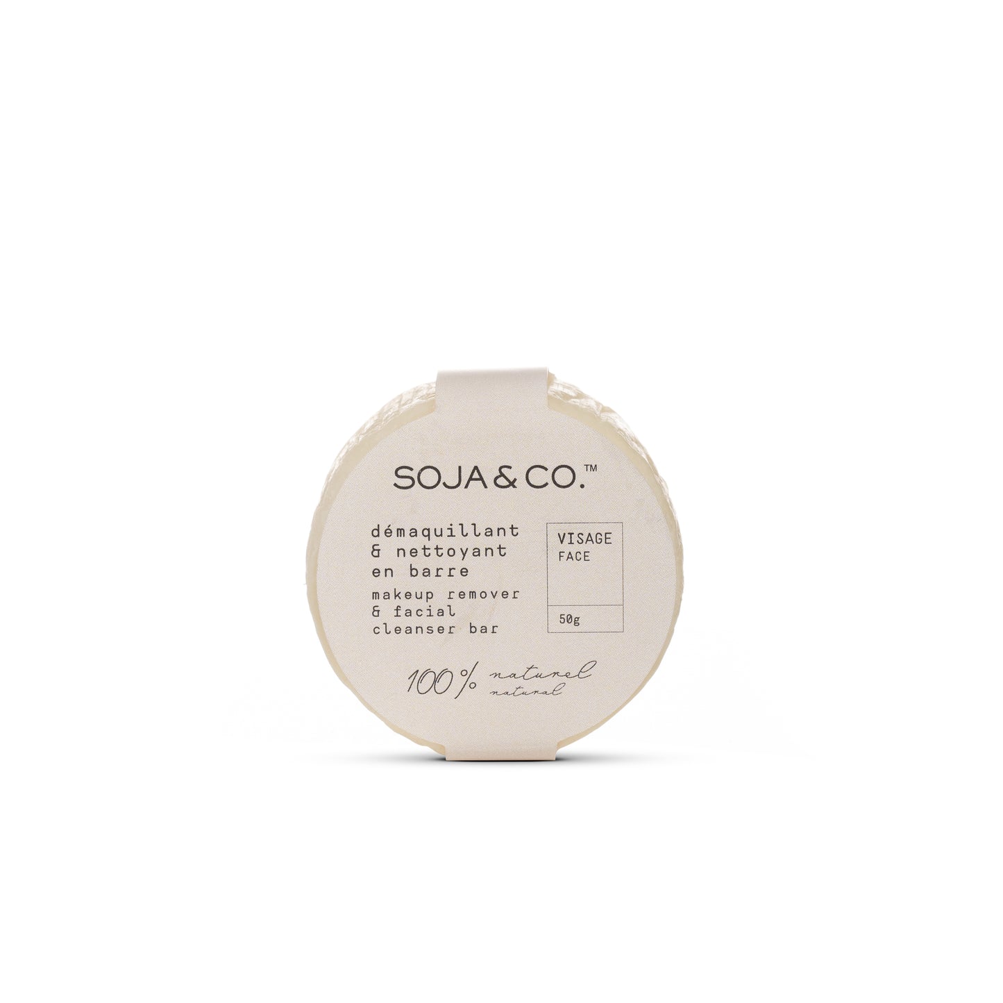 SOJA&CO.-Bar Soap, makeup remover cleansing bar