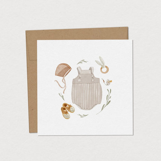 Greeting card-Birth kit
