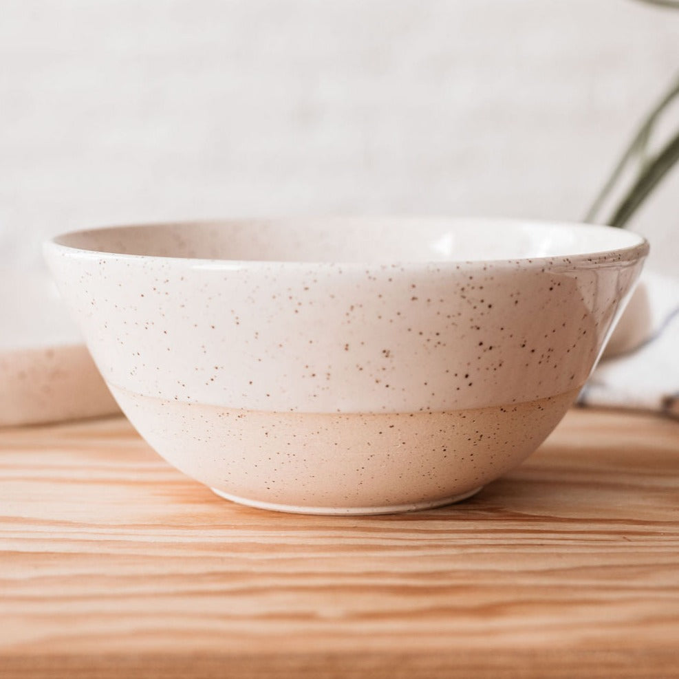 White Ceramic Dinner Bowl